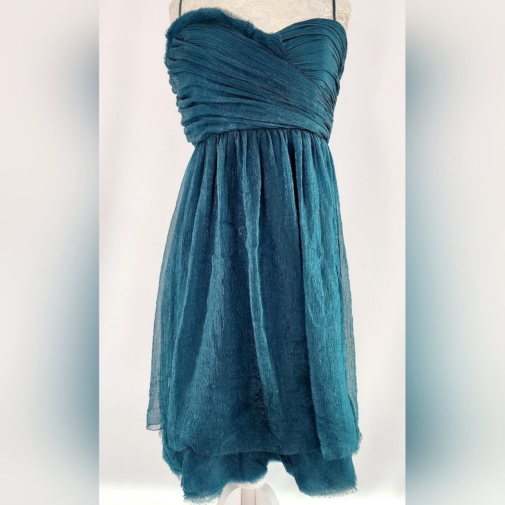 Bcbgeneration asymmetrical ruffle mini dress